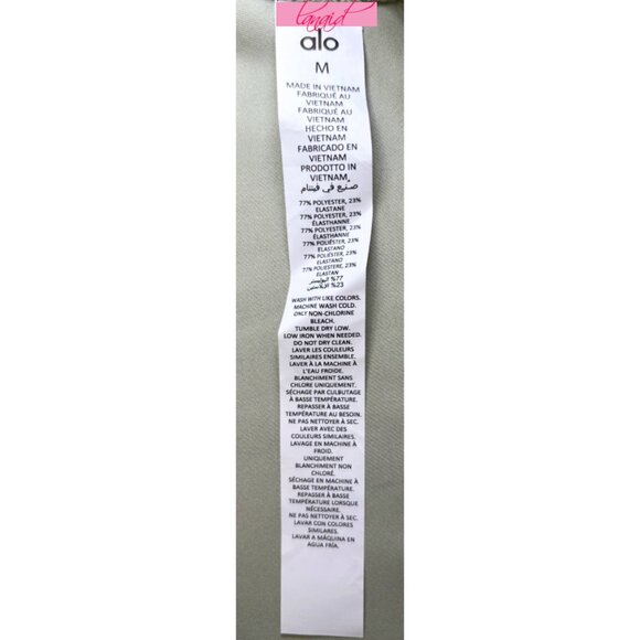 Alo High-Waist Airlift Legging Limestone Hi-Rise Waisted Tights Skinny Pants M - Picture 12 of 14